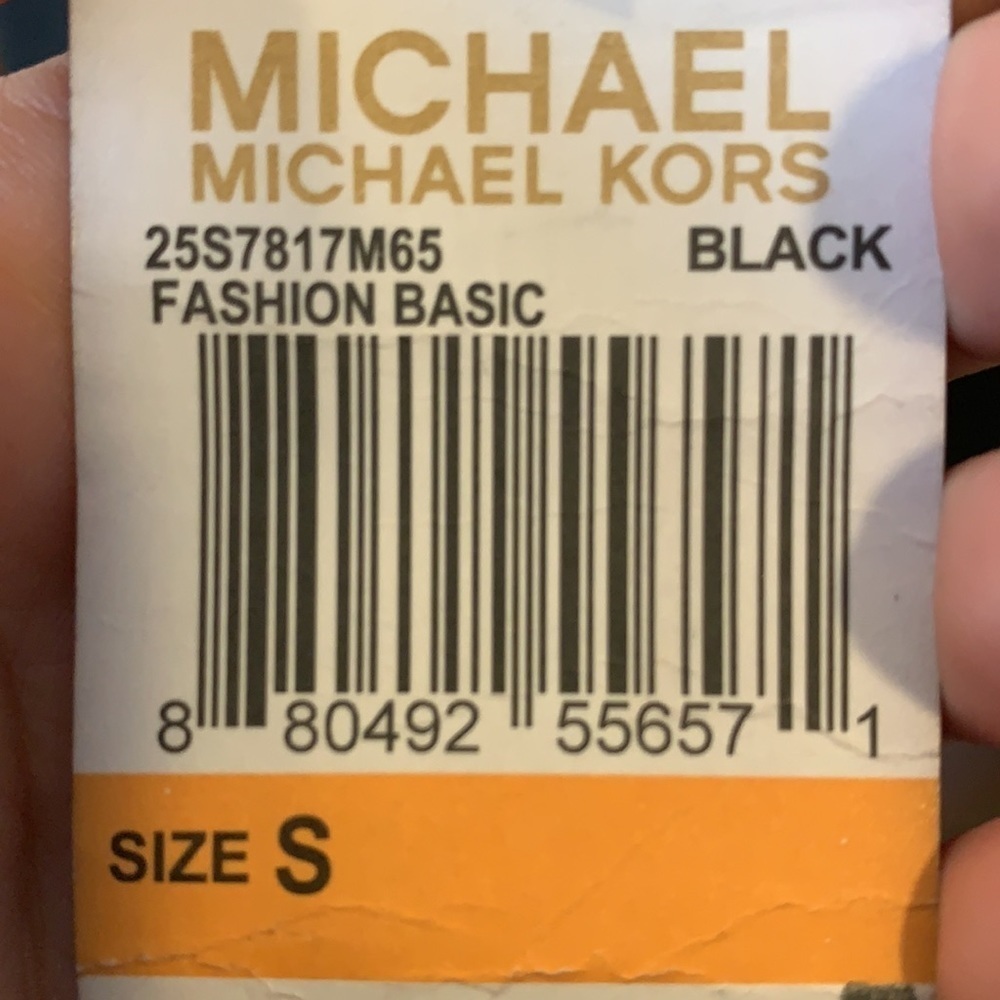 Micheal Kors Black Fashion Basic Faux-Wrap Dress SZ S - Picture 10 of 10